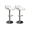 Lote de 2 taburetes de bar WAVES color blanco image pub1