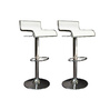 Lote de 2 taburetes de bar WAVES color blanco image pub1