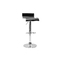 Lote de 2 taburetes de bar WAVES color negro