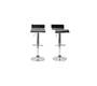 Lote de 2 taburetes de bar WAVES color negro image 3