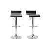 Lote de 2 taburetes de bar WAVES color negro image pub1