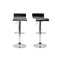 Lote de 2 taburetes de bar WAVES color negro image pub1