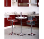 Lote de 2 taburetes de bar WAVES  color rojo