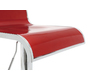 Lote de 2 taburetes de bar WAVES  color rojo burdeos