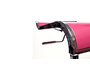 Lote de 2 taburetes de bar WAVES color rosa