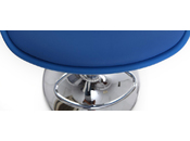Lote de 2 taburetes de dise&ntilde;o azules STEEVY
