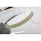 Lote de 2 taburetes transparentes SATURNE cuadrados