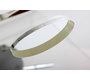 Lote de 2 taburetes transparentes SATURNE cuadrados