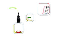 Lote de 3 estanter&iacute;as design bicolores NEW POP