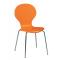 Lote de 4 sillas de cocina/comedor de color naranja Abigail