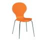 Lote de 4 sillas de cocina/comedor de color naranja Abigail
