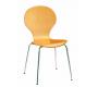 Lote de 4 sillas de cocina / comedor de color natural Abigail