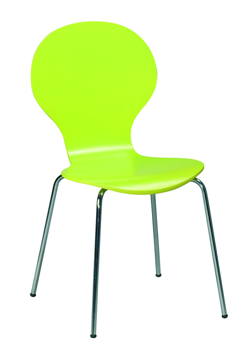 Lote de 4 sillas de cocina/comedor de color verde Abigail