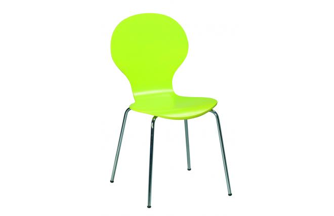 Lote de 4 sillas de cocina/comedor de color verde Abigail