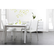 Lote de 4 sillas de dise&ntilde;o blancas VIENNA