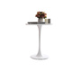 Mesa auxiliar de dise&ntilde;o blanca LORCA