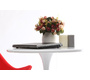 Mesa auxiliar de dise&ntilde;o blanca LORCA