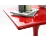 Mesa auxiliar de dise&ntilde;o roja LUNA
