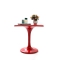 Mesa auxiliar de dise&ntilde;o roja LUNA