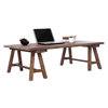 Mesa baja industrial de madera ANTIQUA