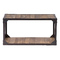 Mesa baja industrial de madera y metal ATELIER