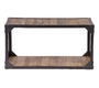 Mesa baja industrial de madera y metal ATELIER