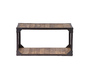 Mesa baja industrial de madera y metal ATELIER