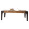 Mesa baja industrial de madera y metal MADISON
