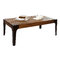 Mesa baja industrial de madera y metal MADISON