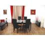 Mesa con alas desplegables Lesley de color wenge