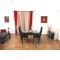 Mesa con alas desplegables Lesley de color wenge