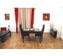 Mesa con alas desplegables Lesley de color wenge