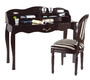 Mesa / consola 1 caj&oacute;n LOUISA � color negro
