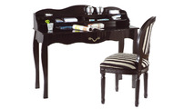 Mesa / consola 1 caj&oacute;n LOUISA � color negro