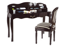 Mesa / consola 1 caj&oacute;n LOUISA � color negro