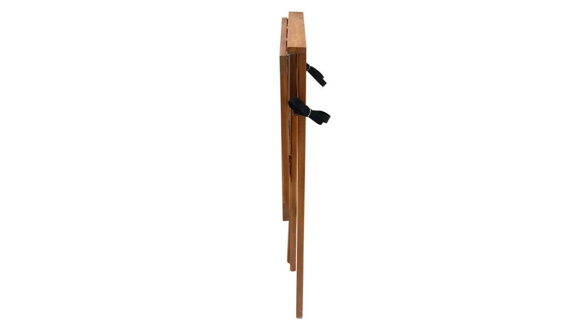 Mesa de balcn plegable de madera maciza 80 cm CARMEN