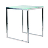 Mesa de bar alta cuadrada INOLA 90 cm de inox y cristal templado  image pub1