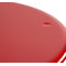 Mesa de bar en ABS John color rojo