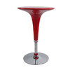 Mesa de bar en ABS John color rojo