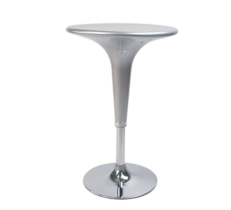 Mesa de bar John ABS de color plata