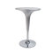 Mesa de bar John ABS de color plata