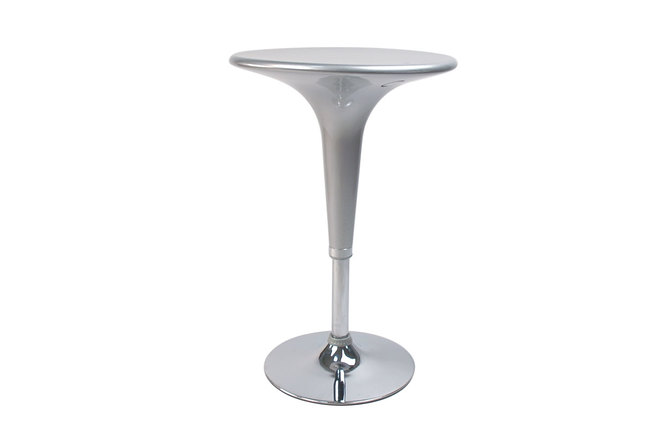 Mesa de bar John ABS de color plata