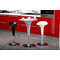 Mesa de bar John ABS de color plata