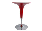 Mesa de bar JOHN en ABS color rojo