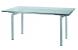 Mesa de cocina / comedor CARTER desplegable de metal y cristal templado image 3