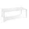 Mesa de comedor extensible de dise&ntilde;o lacada blanca VIENNA