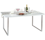 Mesa de comedor rectangular lacada color blanco � NEW YORK