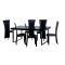 Mesa de comedor rectangular lacada color negro � NEW YORK V2