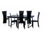 Mesa de comedor rectangular lacada color negro � NEW YORK V2
