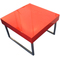Mesa de sal&oacute;n cuadrara MORGAN lacada roja